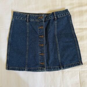 Forever 21 Blue Denim Mini Skirt